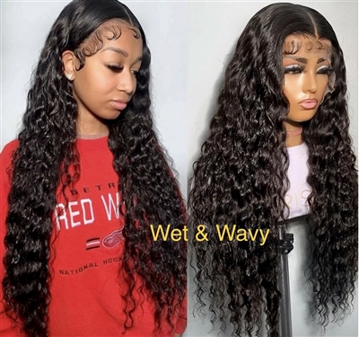 wet & wavy lace front wigs